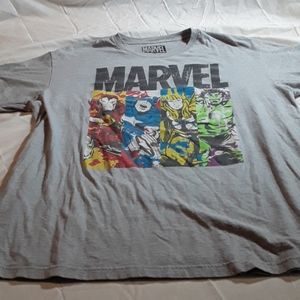 Marvel t shirt gray